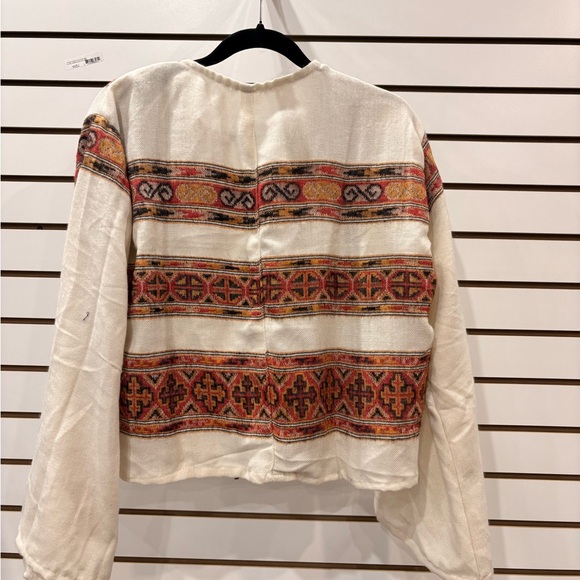 Colorful Geometric Pattern Cardigan - Picture 8 of 13